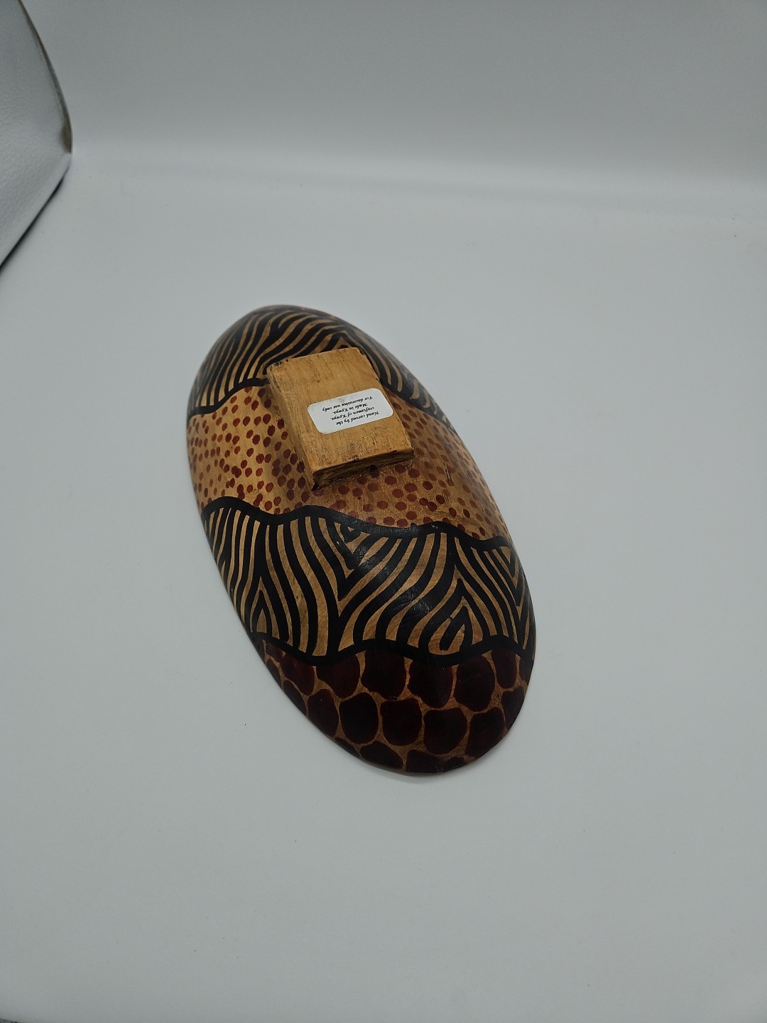 Vintage Kenya Hand Carved Decorative Bowl 12" X 6" X 2 1/2"