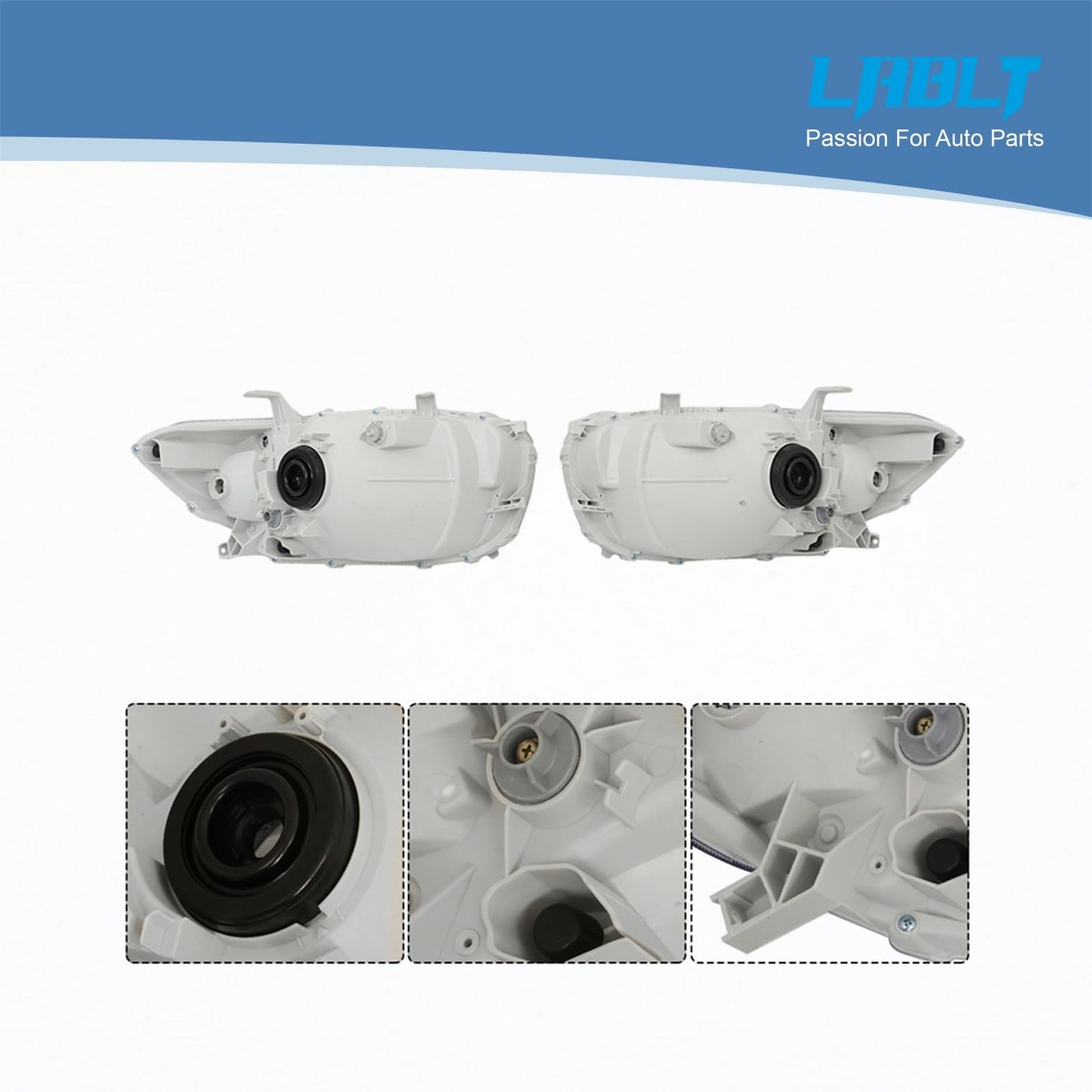 Driver and Passenger Side Headlight Assembly Replacement for Highlander