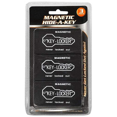 3x Magnetic Key Case Holder Sticks To Car Hide A Spare Key Storage Safe Hideakey