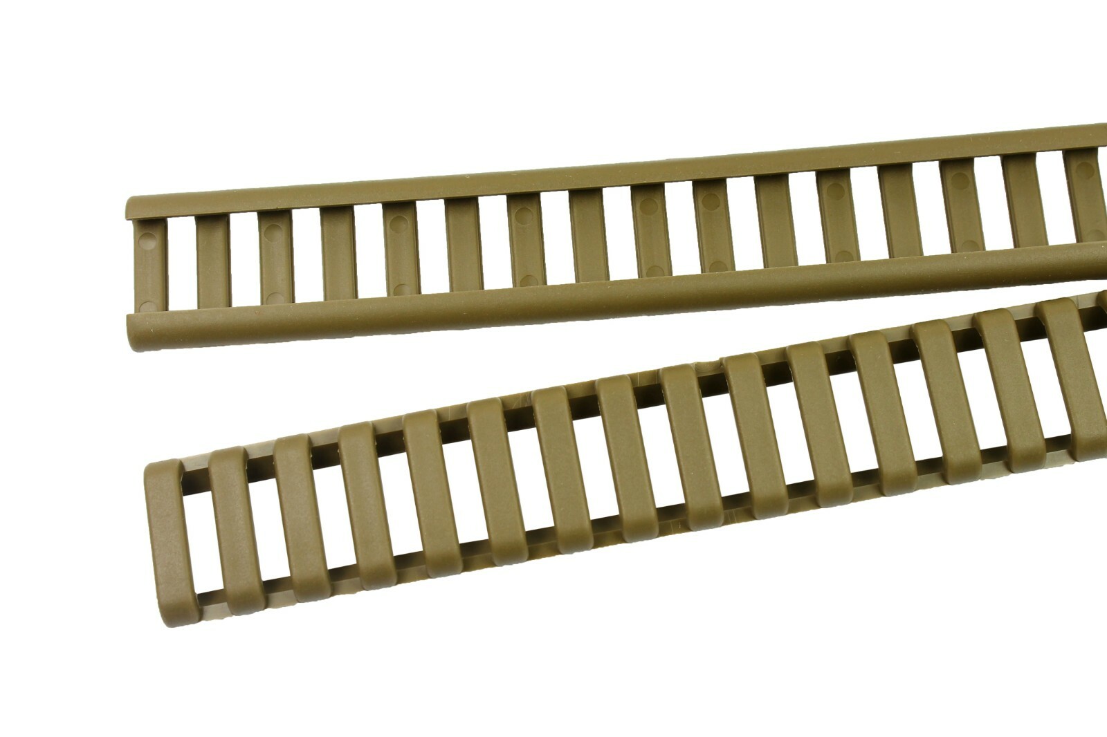 8X Heat Resistant Low Profile Rail Cover for Weaver Picatinny Rails - Dark Tan