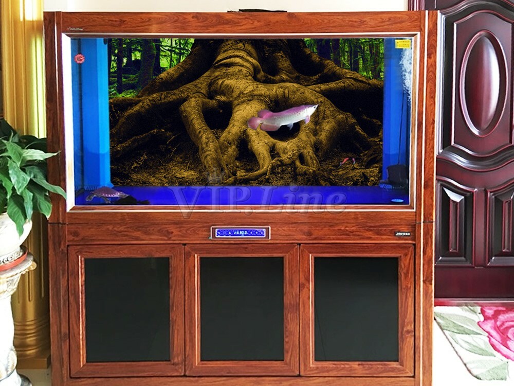 Aquarium Background Poster Large Tree Root HD Fish Tank Decorations Landscape