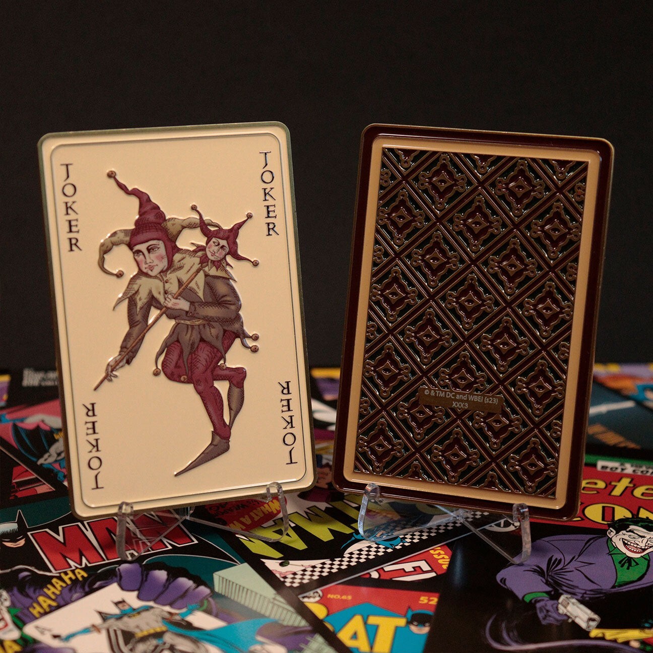 Batman The Dark Knight Trilogy The Joker Calling Card Ingot Figure