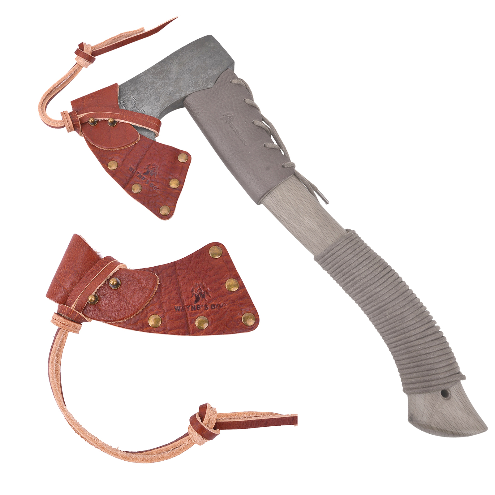 Hunting Holster Leather Axe Hatchet Blade Cover Axe Head Sheath Case in Brown