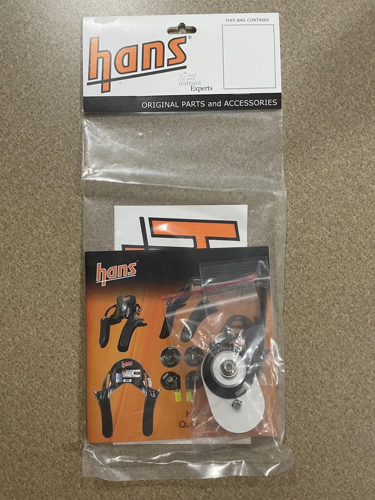Hans Device Helmet Post Anchors New In Package Free Tracked Shipping