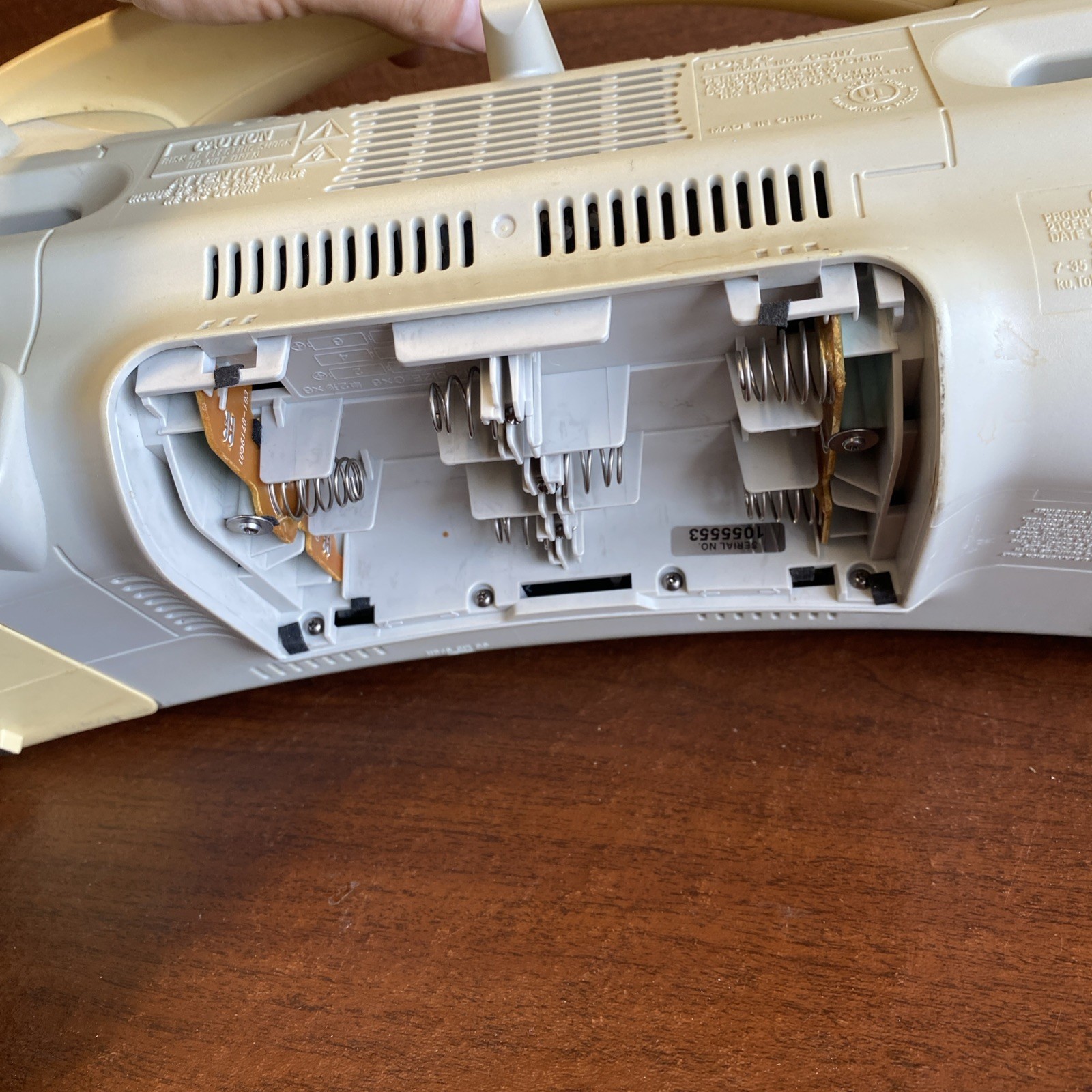 Sony ZS-YN7 Portable Boombox CD/R-RW AM/FM RADIO MegaBass W Remote No Batt Cover