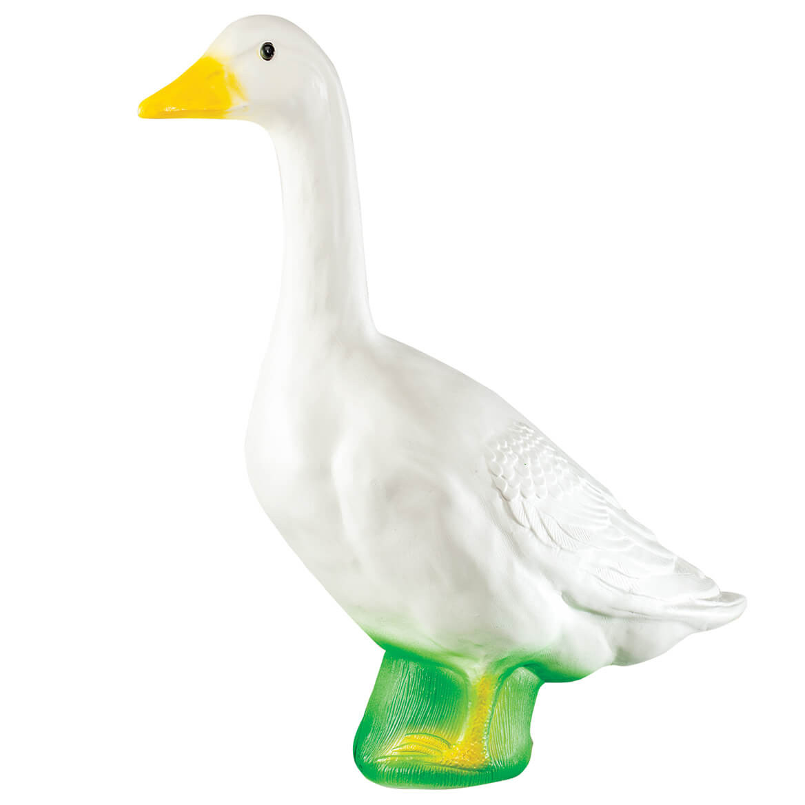 Large White Goose, Plastic Garden Décor, 23” High