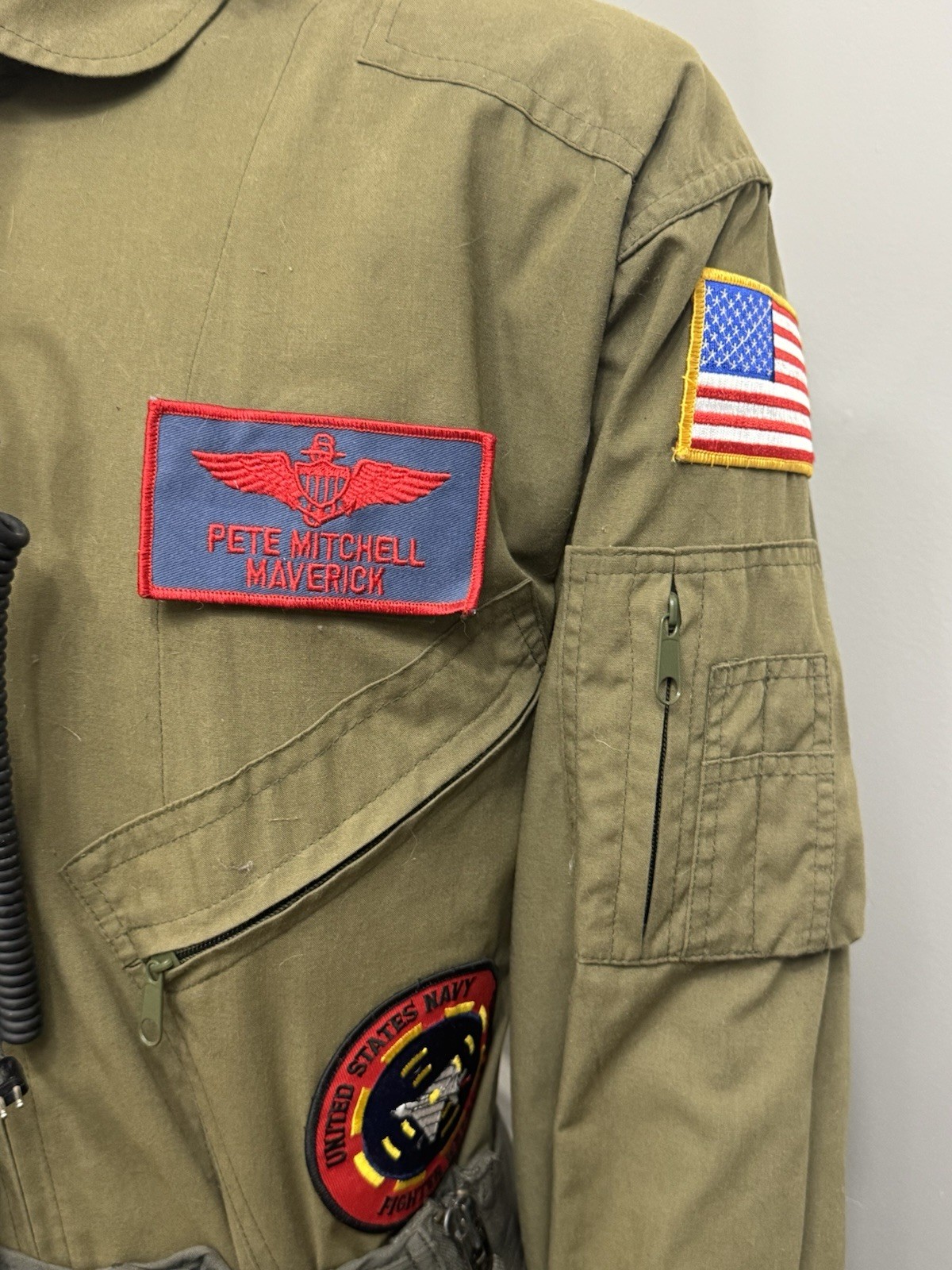 Top Gun Maverick Flight Suit Helmet Mask Gentex VX-1 Helmet Type USAF Full Setup