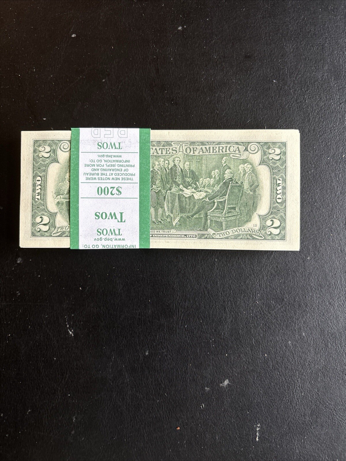 25 ($2 BILLS) TWO DOLLAR BILLS UNCIRCULATED SEQUENTIAL - Buy More Save More!!