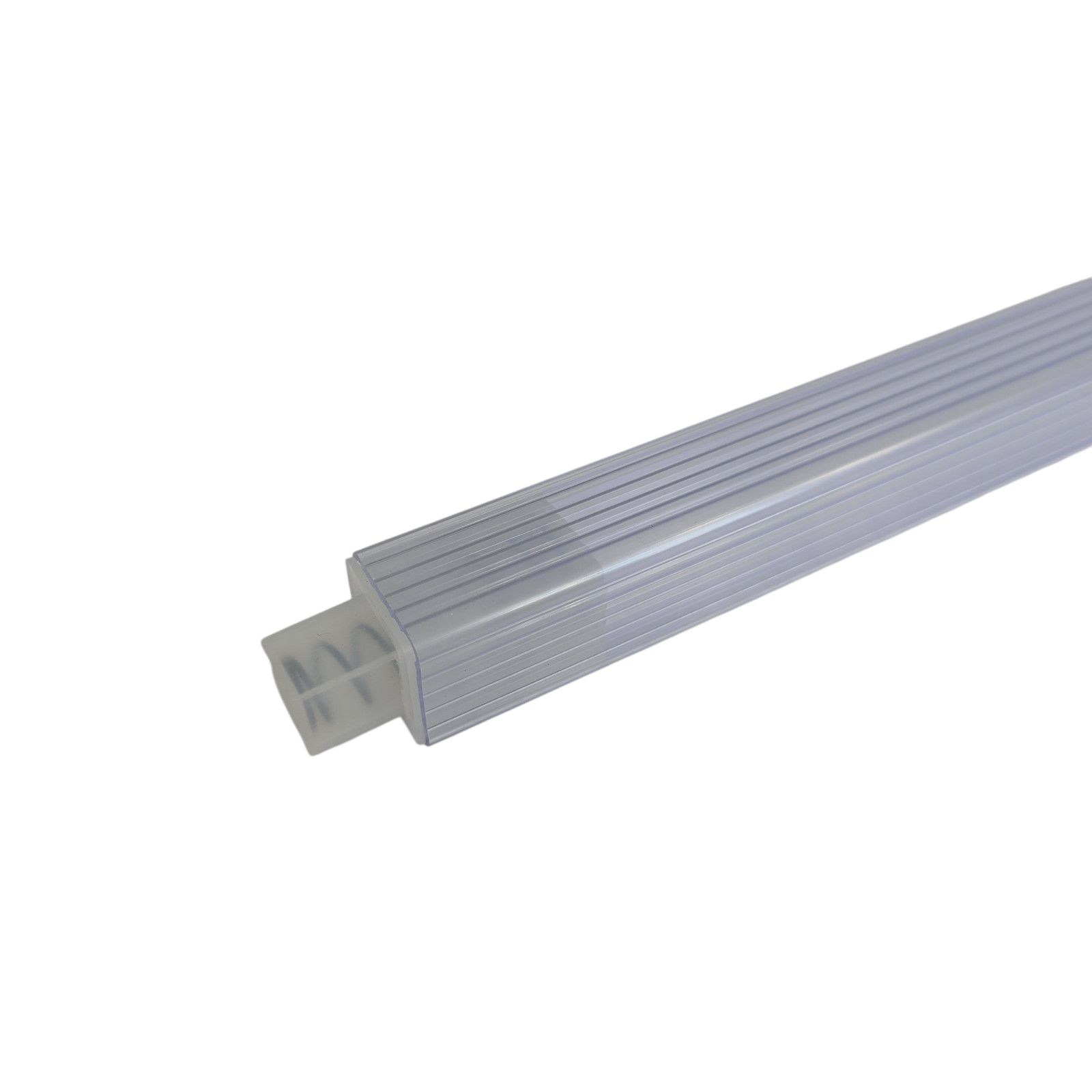 Clear Acrylic Towel Bar Rod Spring Rack 24 inch Mid Century Modern Vintage Retro