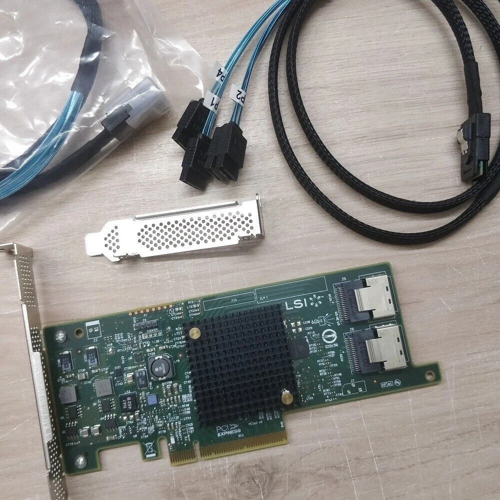 LSI 9207-8i PCIe 3.0 6Gbps HBA FW:P20 IT Mode ZFS FreeNAS unRAID 2* SFF-8087 US
