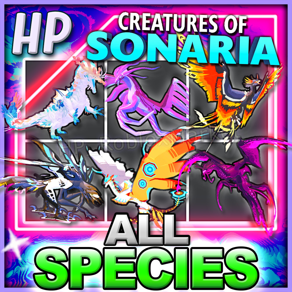 Creatures Of Sonaria 🐲 ALL ITEMS - [ SPECIES・MUSHROOM・TOKEN ]⚡FAST DELIVERY⚡cos