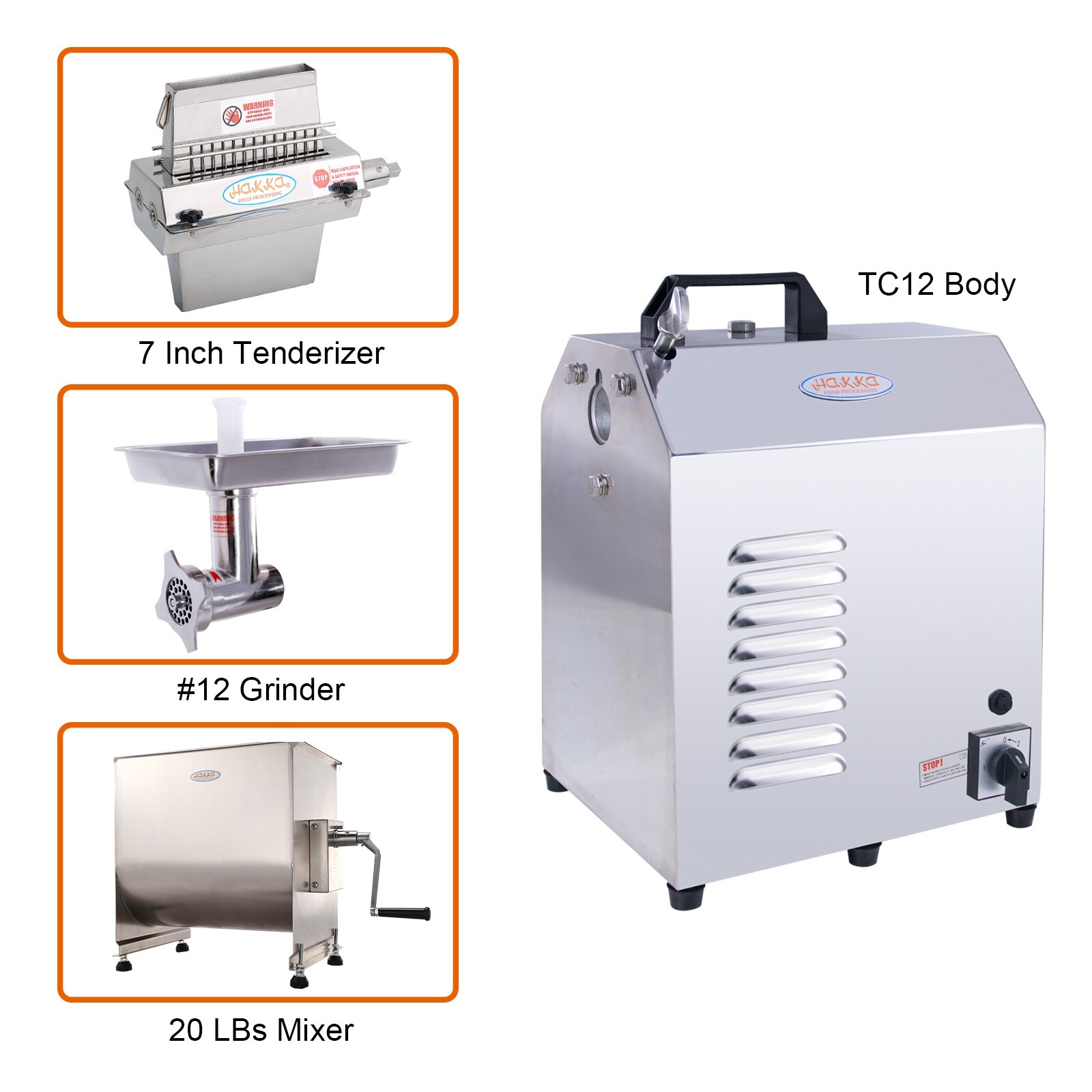 Hakka Multi-functional Meat Processing Machine Meat Mixer Tenderizer Grinder