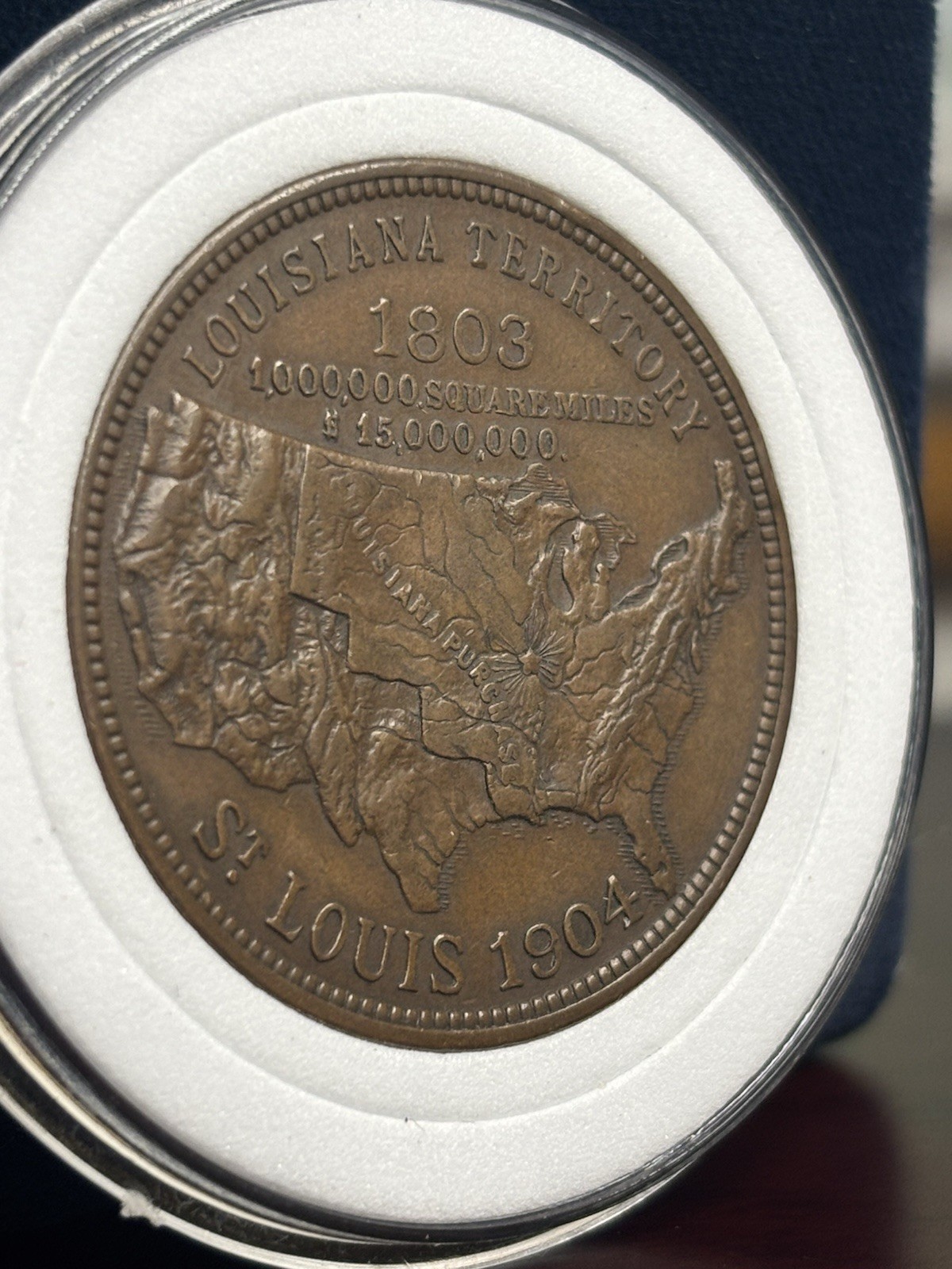 1904 So Called Dollar - Louisiana Purchase Expo St. Louis HK 303 Dark Bronze UNC