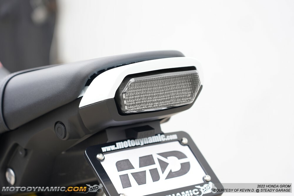 INTEGRATED Turn Signals LED Tail Light CLEAR LENS Fits 2022-2023 Honda Grom 125