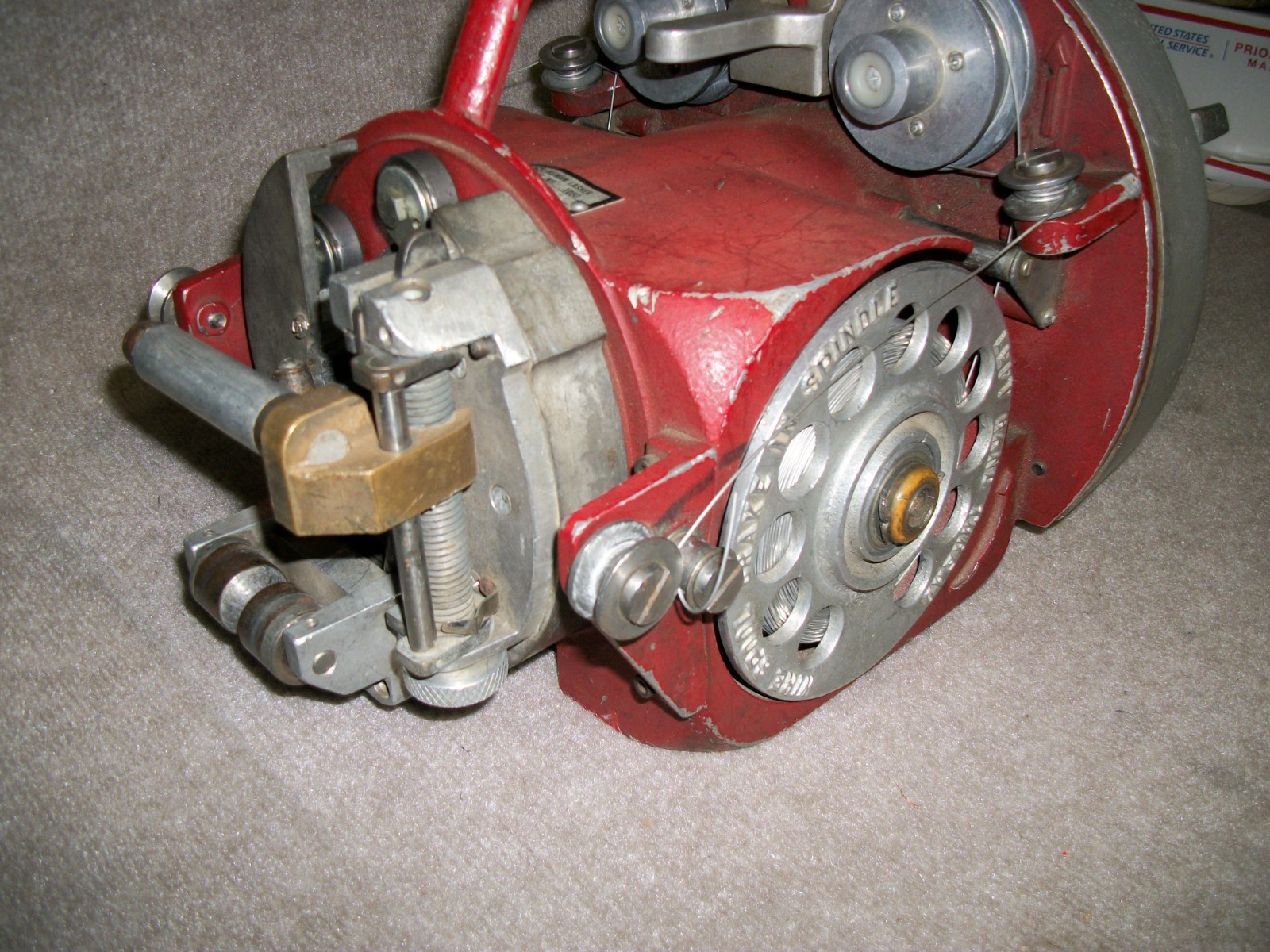 NICE CABLE SPINNING EQUIPMENT MODEL 1050 LINEMAN LASHER MACHINE WITH CASE