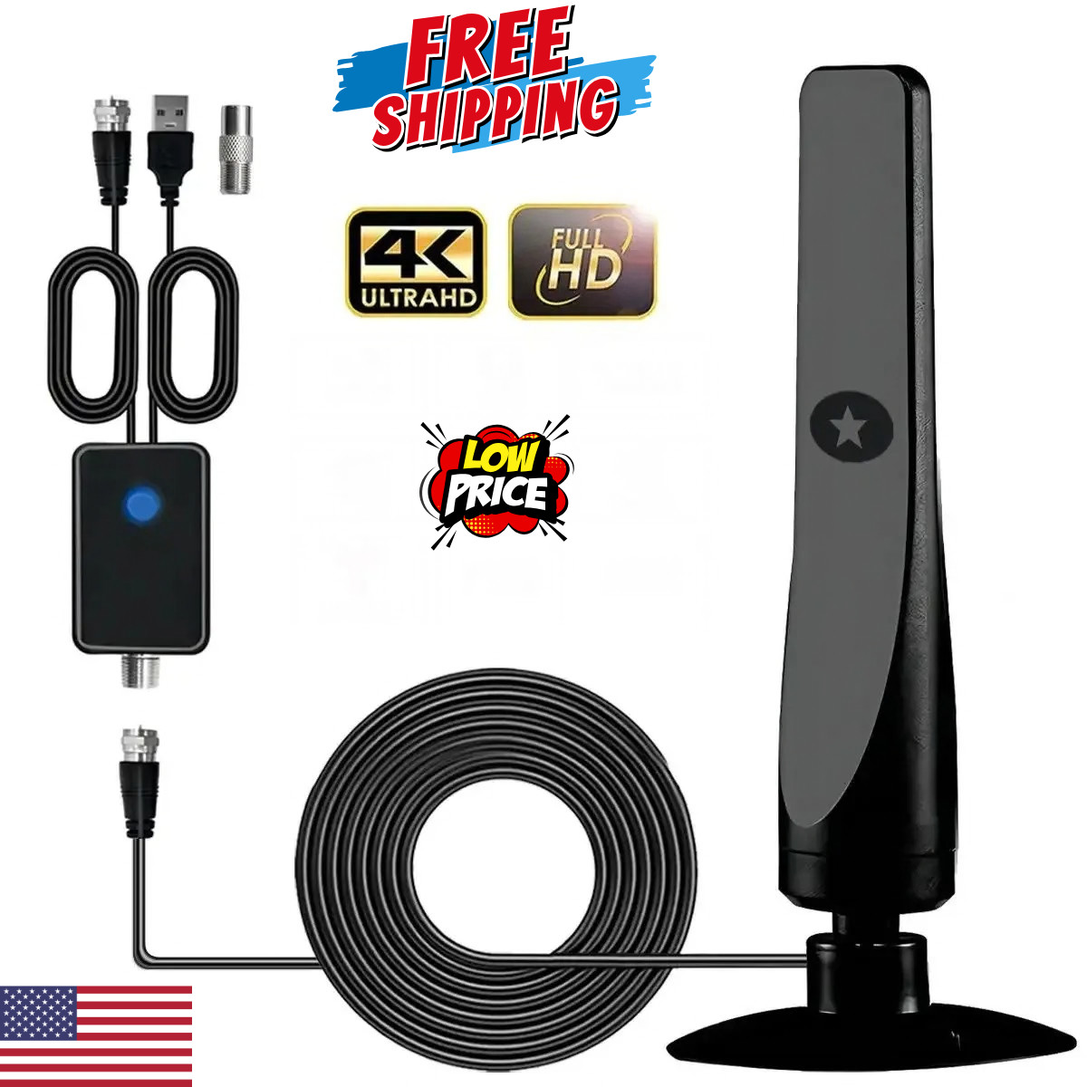 Wave Max Tv Antenna 2025, Wave Max Tv Antenna Signal Booster TL