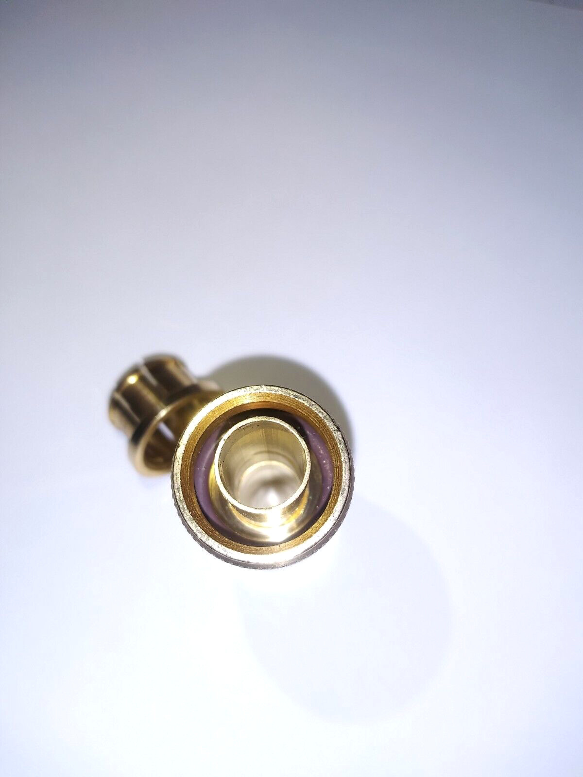 BRASS DOT PUSH IN CONNECT 5/8" Straight Union Nylon Tube Air Brake Fitting