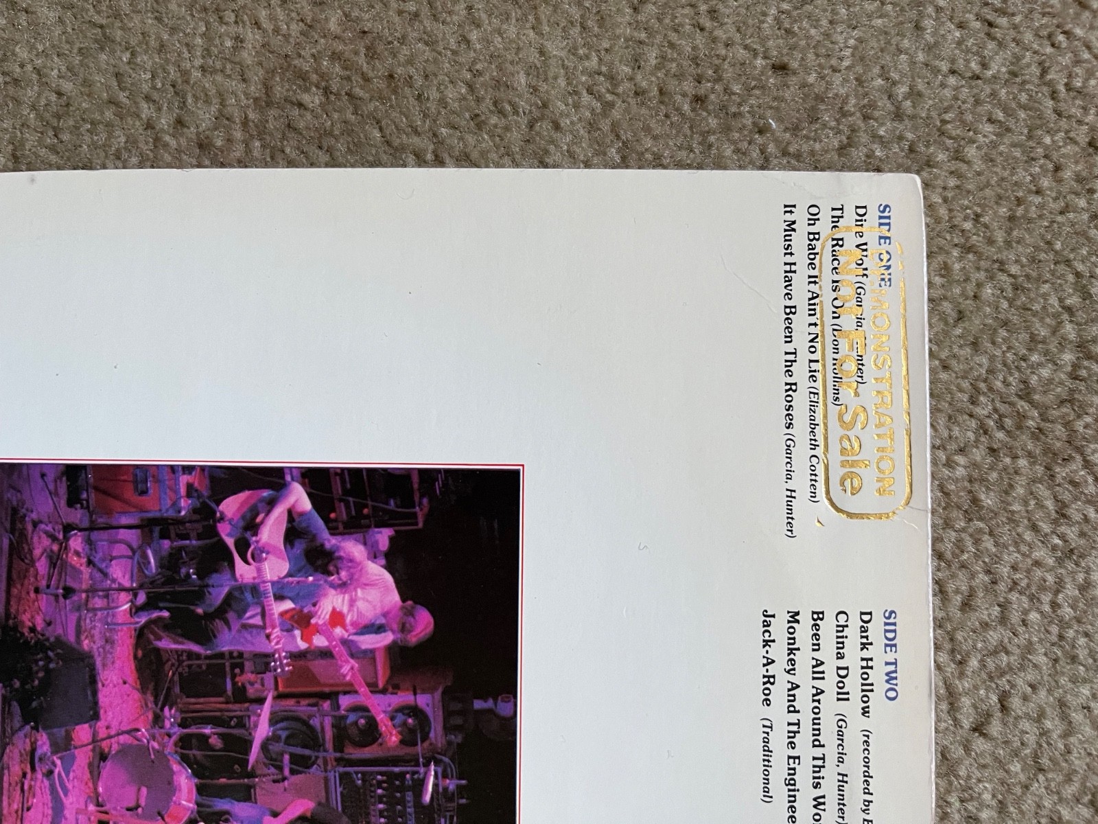 Grateful Dead - Reckoning 2LP OG Arista LPs sleeves VG++ to M- promo cover