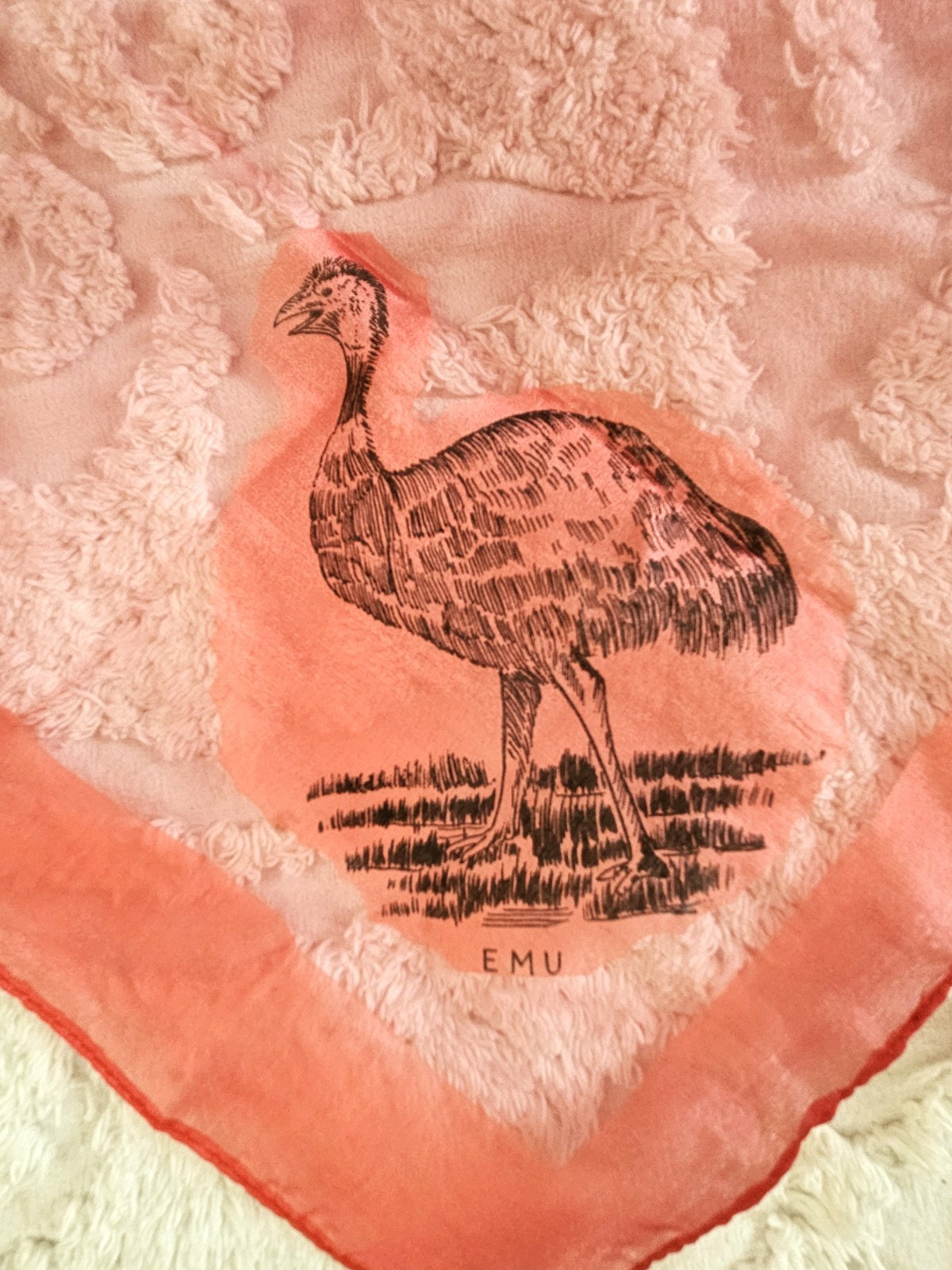 Vintage Citer Australia Souvenir Map w/ Sites & Animals Made In Japan 29 x 28