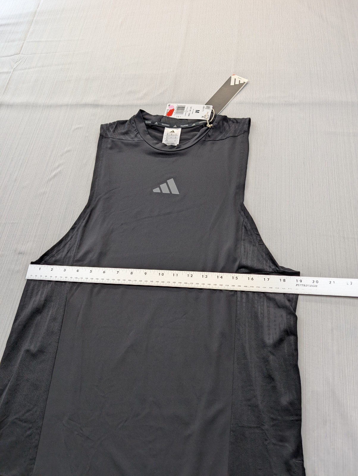 New Mens Adidas D4T Tank Top ClimaCool Training Tee Performance Black Sz Medium