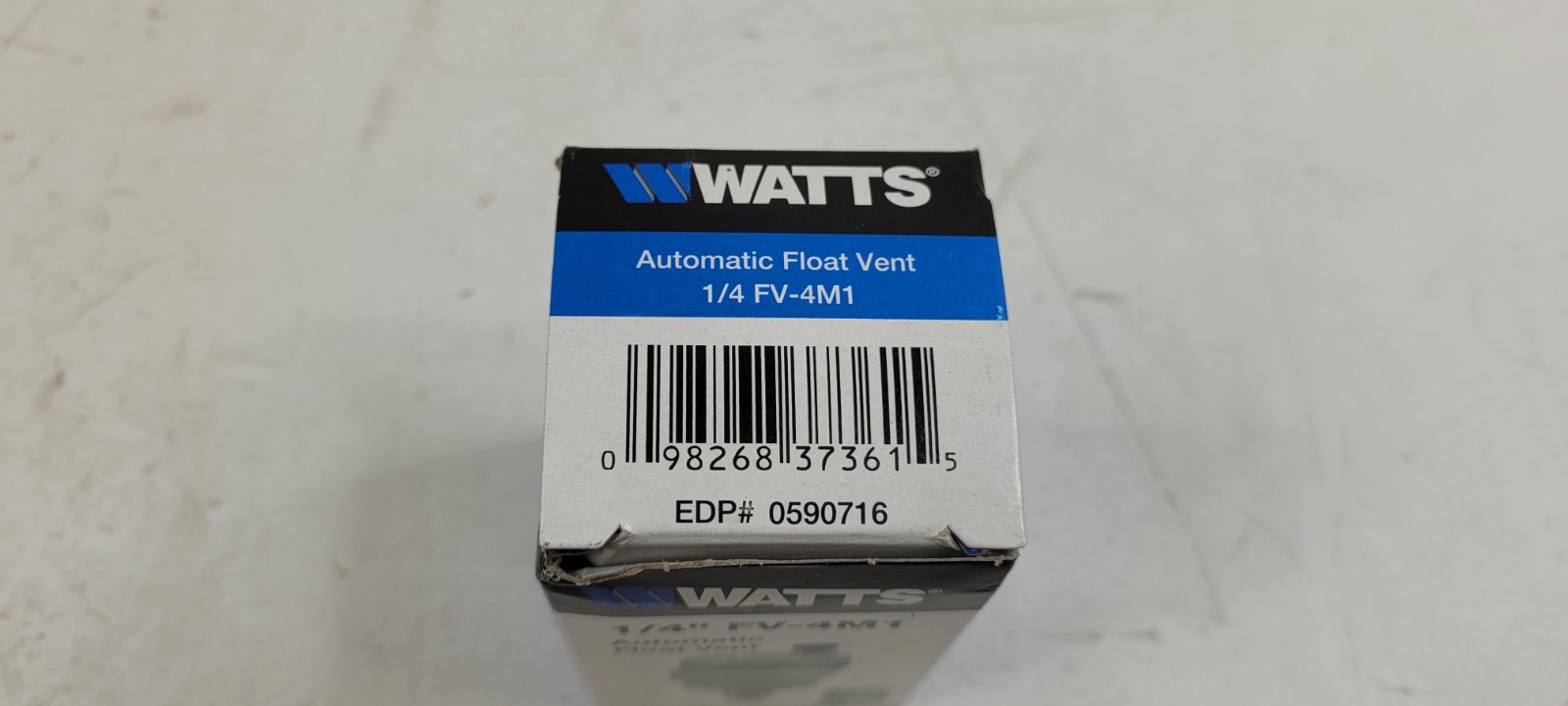 WATTS 1/4" FV-4M1 REGULATOR AUTOMATIC FLOAT VENT 150 PSI 240° F NEW