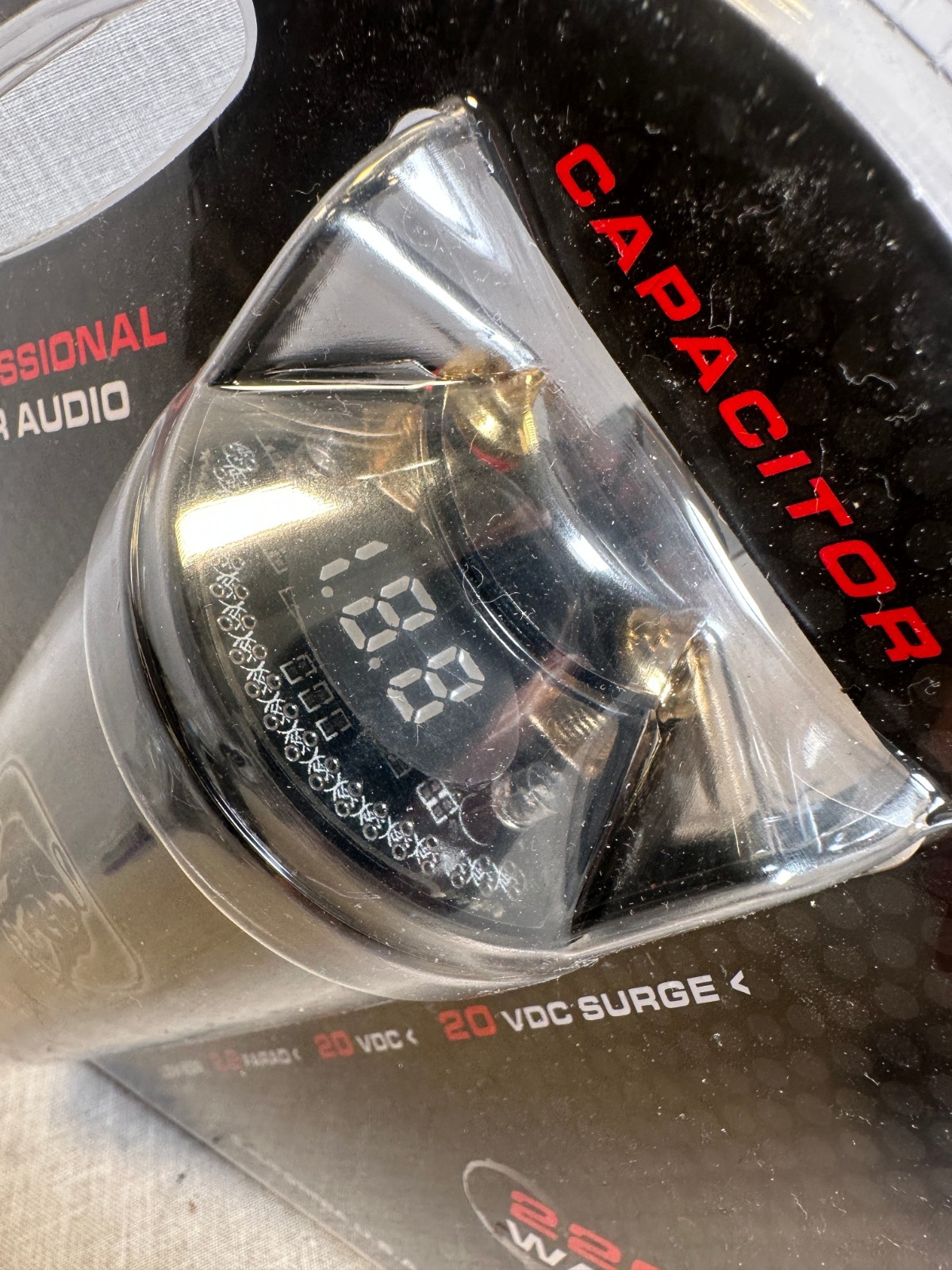 NEW Bullz Audio 2.2 Farad Car Audio Capacitor 2200 Watts Digital Display 2F 2.2F