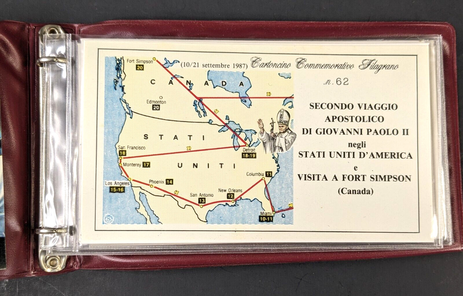 Pope John Paul II, The Golden Series Canada Fort Simpson, 10 Covers 1987