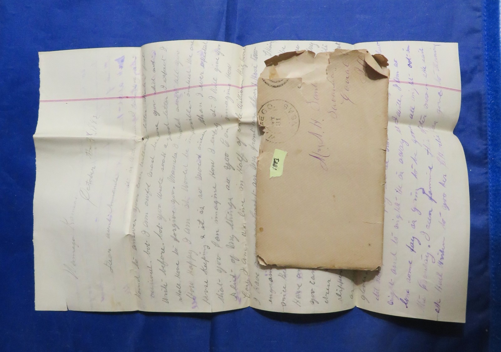 Ten Personal Correspondence Letters From 1877-1883