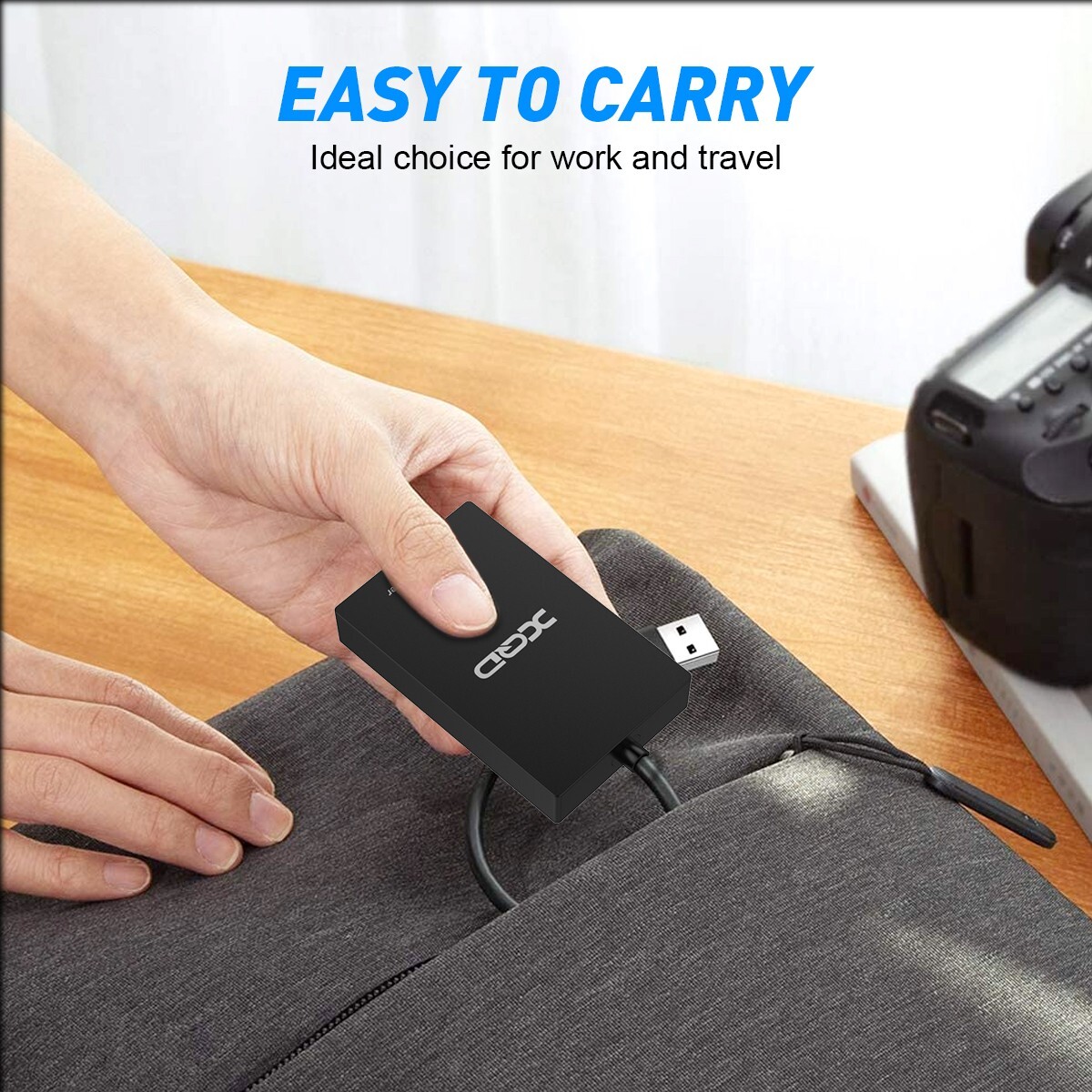 USB 3.0 XQD/SD 2 in 1 Card Reader, Sony XQD Memory Card Reader 5Gpbs Super Speed