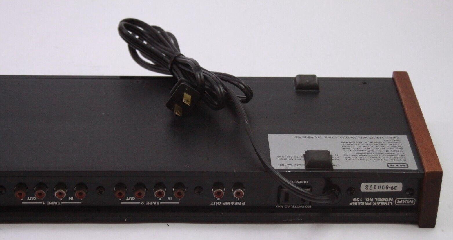 Vintage Wood Grain MXR Linear Preamp Model No 139 Tested