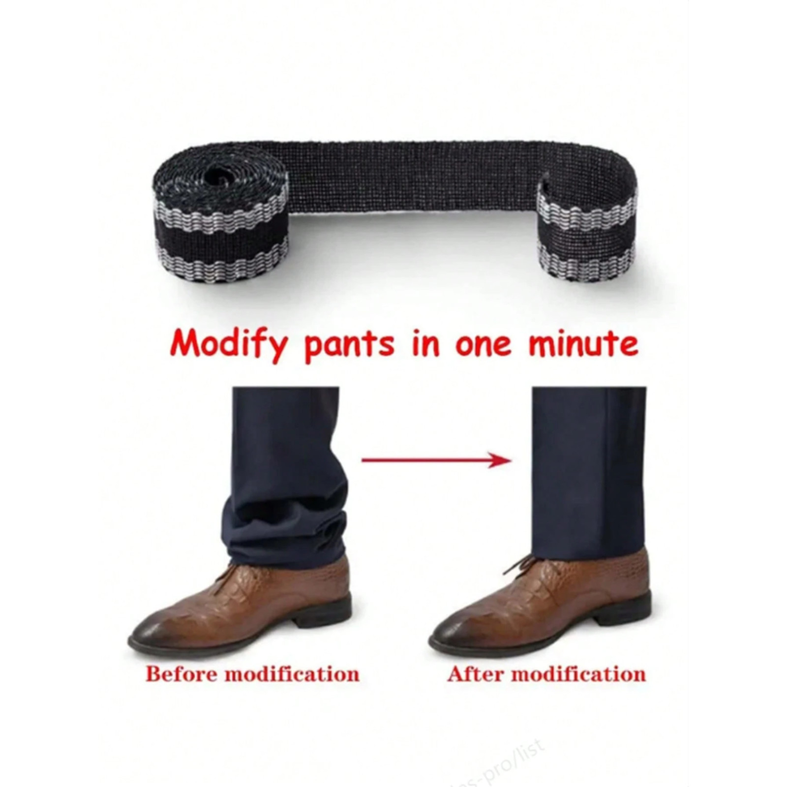 Iron-On Hemming Tape – Self-Adhesive Fabric Fusing Tape for Clothing Repair Tape