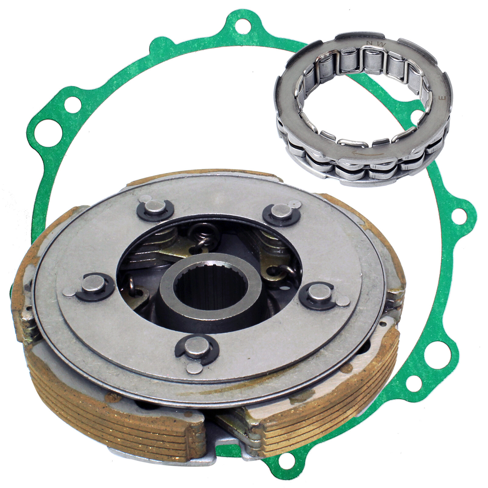 Wet Clutch Carrier And One Way Bearing for Yamaha Rhino 450 YXR450F 2006-2009