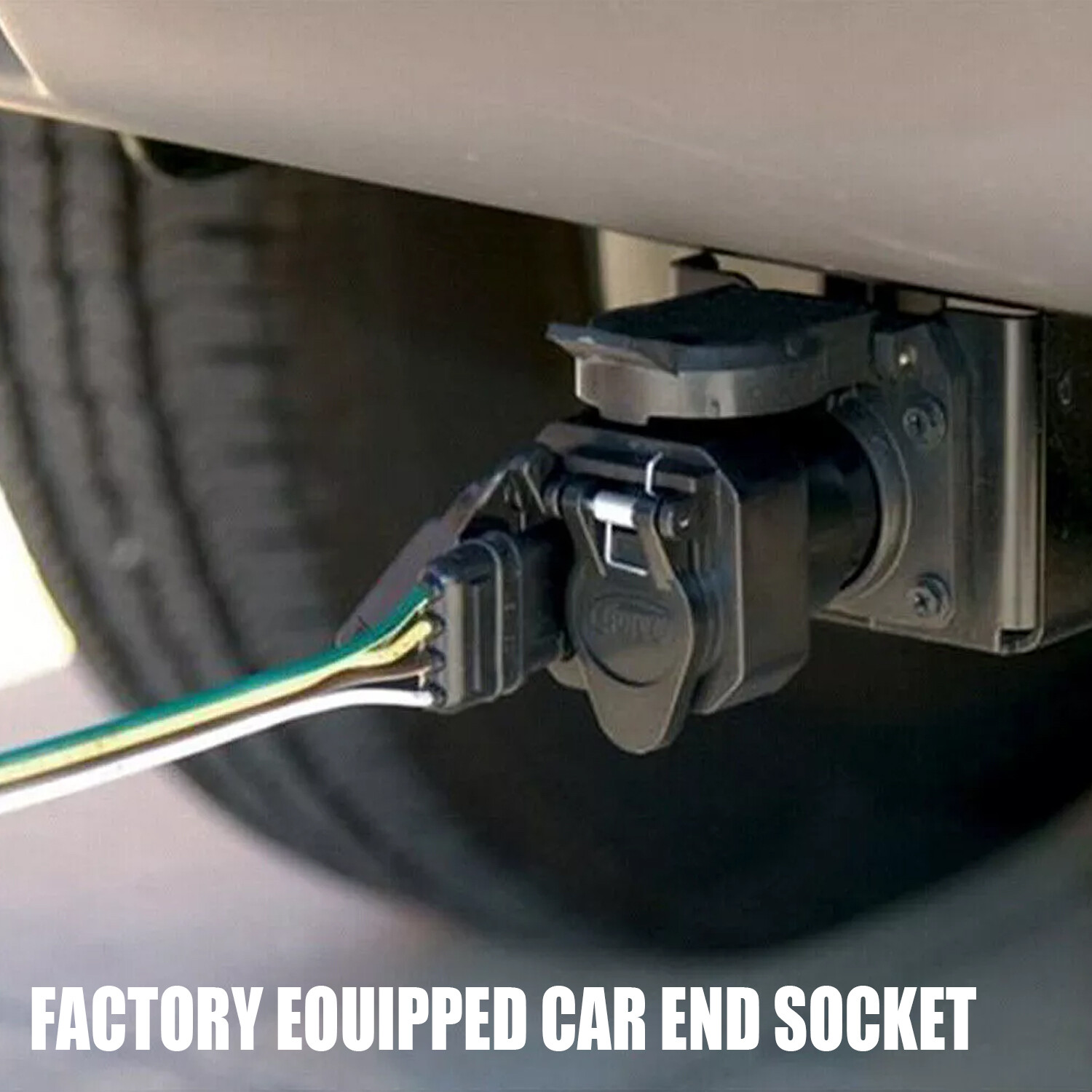 For Chevy Silverado 1500 2500 7 Way Trailer Wiring Harness 4 Way Flat Plug Kit