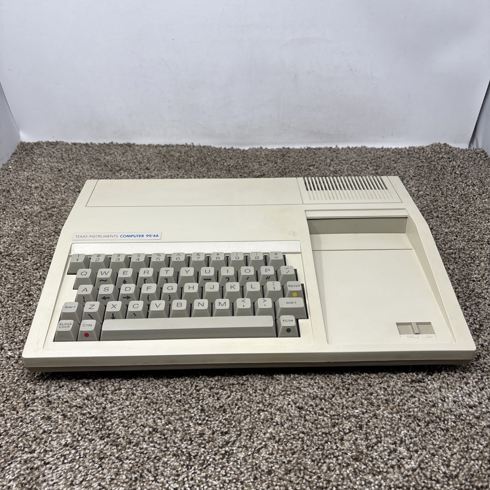 Texas Instruments TI-99/4A Home Computer In Box TESTED With Cables Games