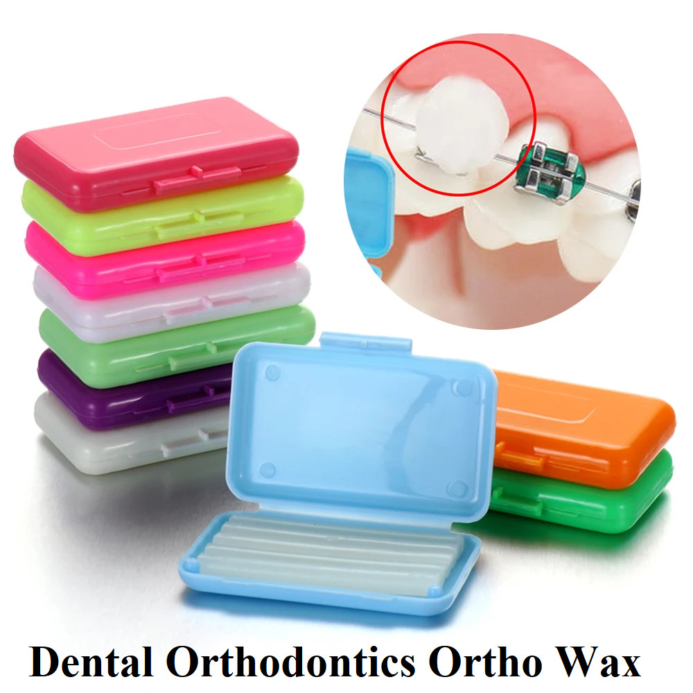 10 Scents Dental Orthodontics Ortho Wax For Braces Gum Irritation 100 Packs
