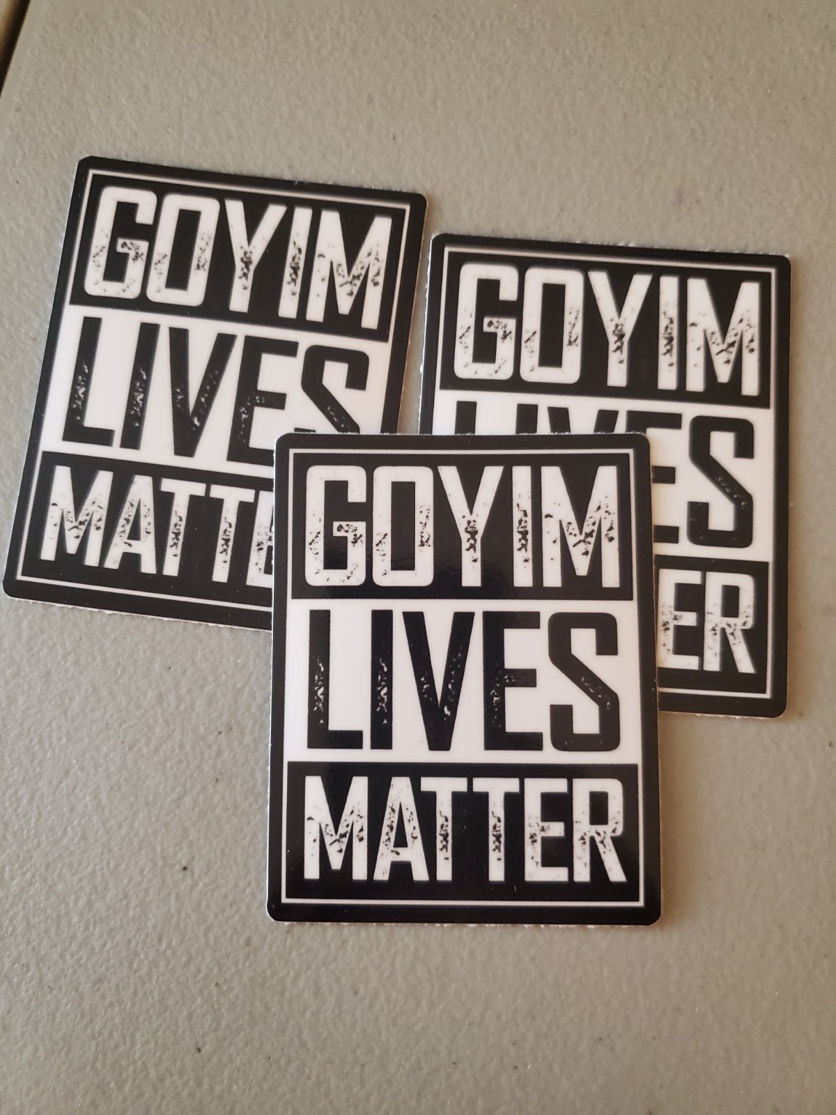 DONALD TRUMP BENJAMIN NETANYAHU STICKER *5* YEAR WARRANTY