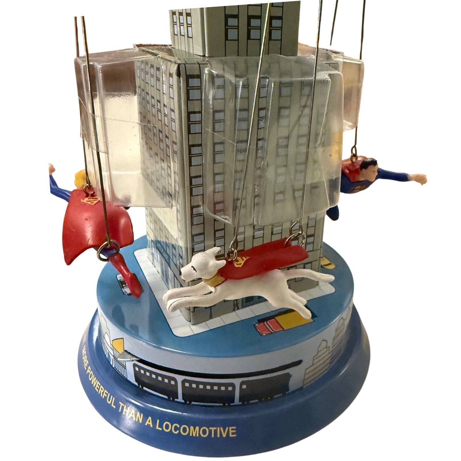 Schylling Superman Classic Carousel Wind-Up Tin Toy – Collector Series – Boxed