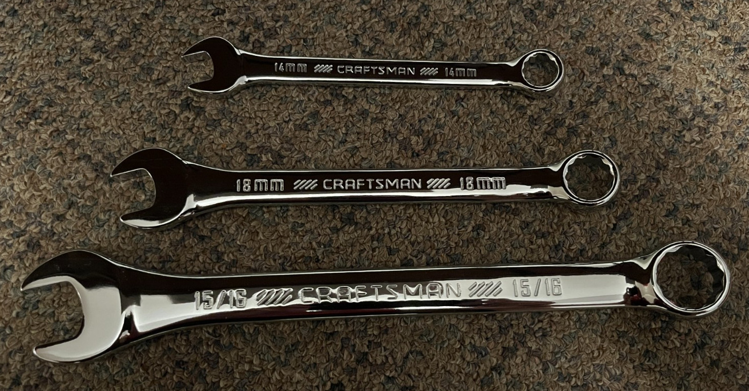 New Craftsman 12pt Metric Combination Wrench Choose Any Size