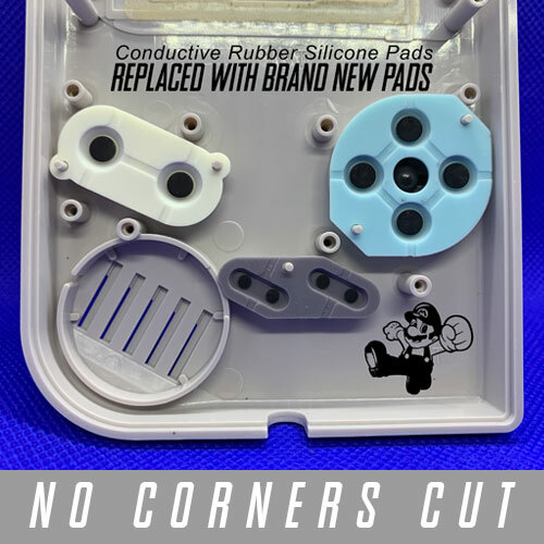 *RESTORED BACKLIT COLOR* ORIGINAL NINTENDO GAME BOY DMG-01 IPS 11% LARGER SCREEN