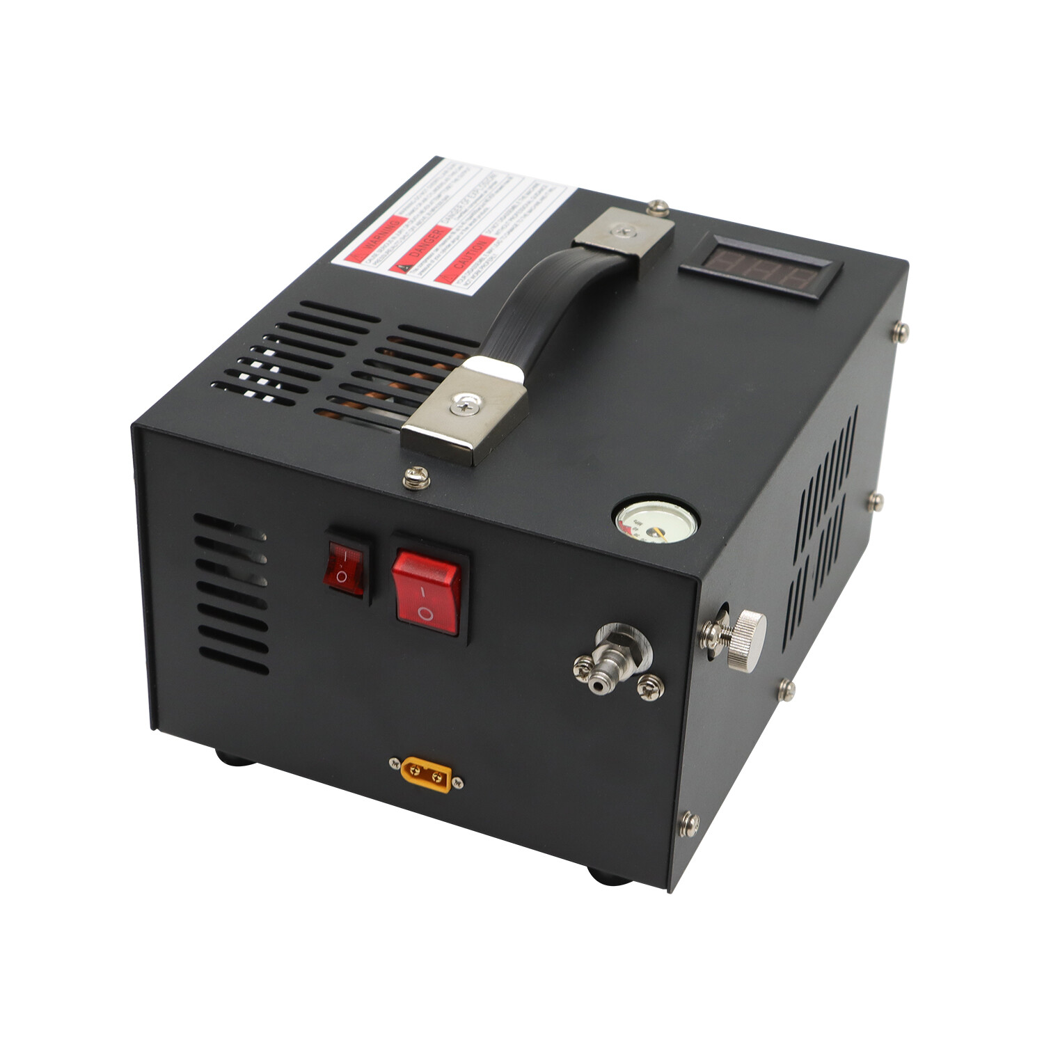 PCP Air Compressor Manual-Stop w/Built-in Fan 4500PSI/30MPa US