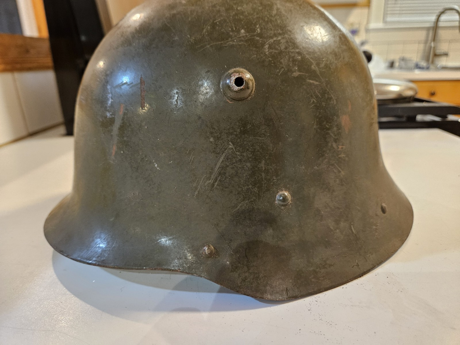 WW2 Bulgarian M36 Style Steel Helmet