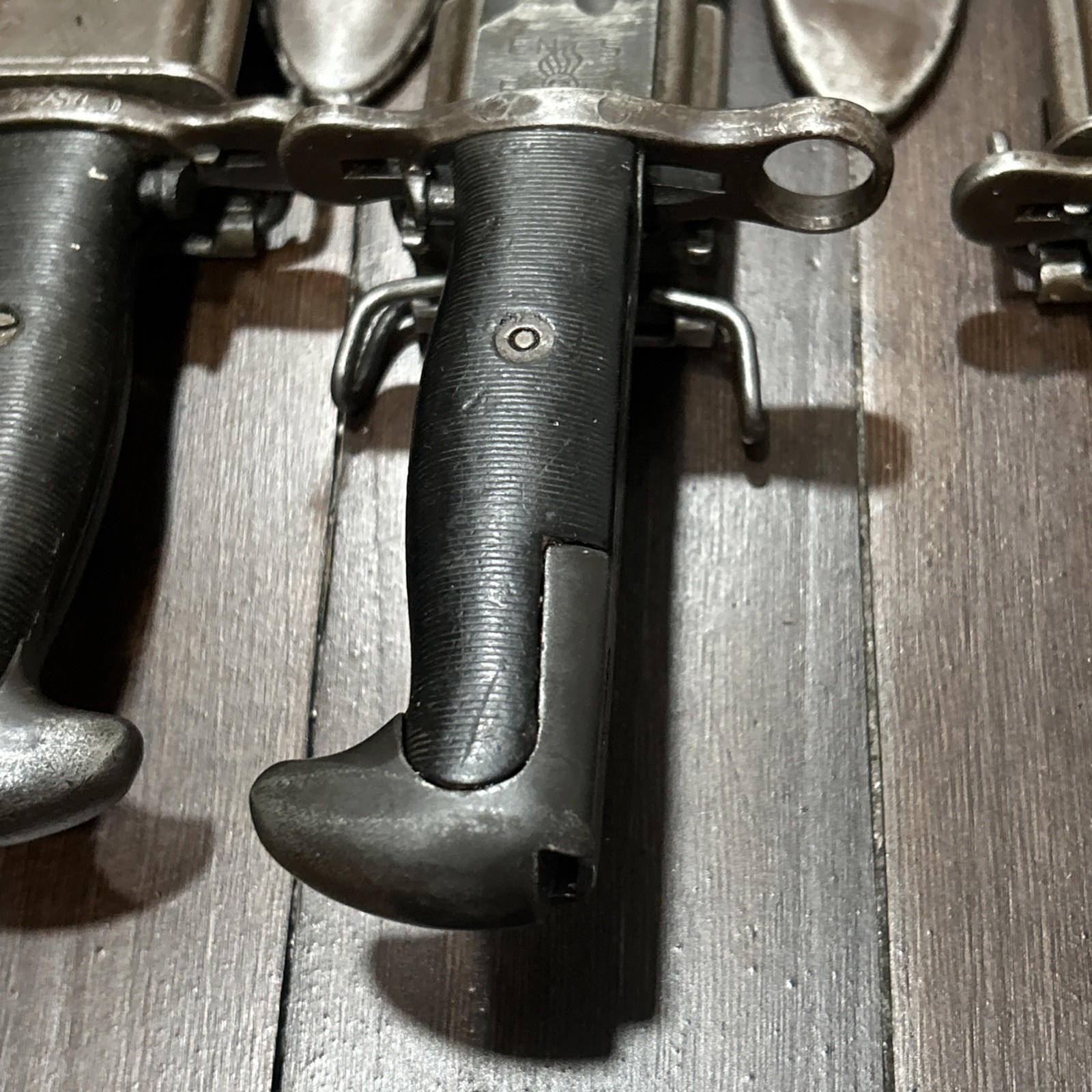 Original M1 Garand bayonet US marked w/ E-US scabbard also fits 1903 1903A3 NICE