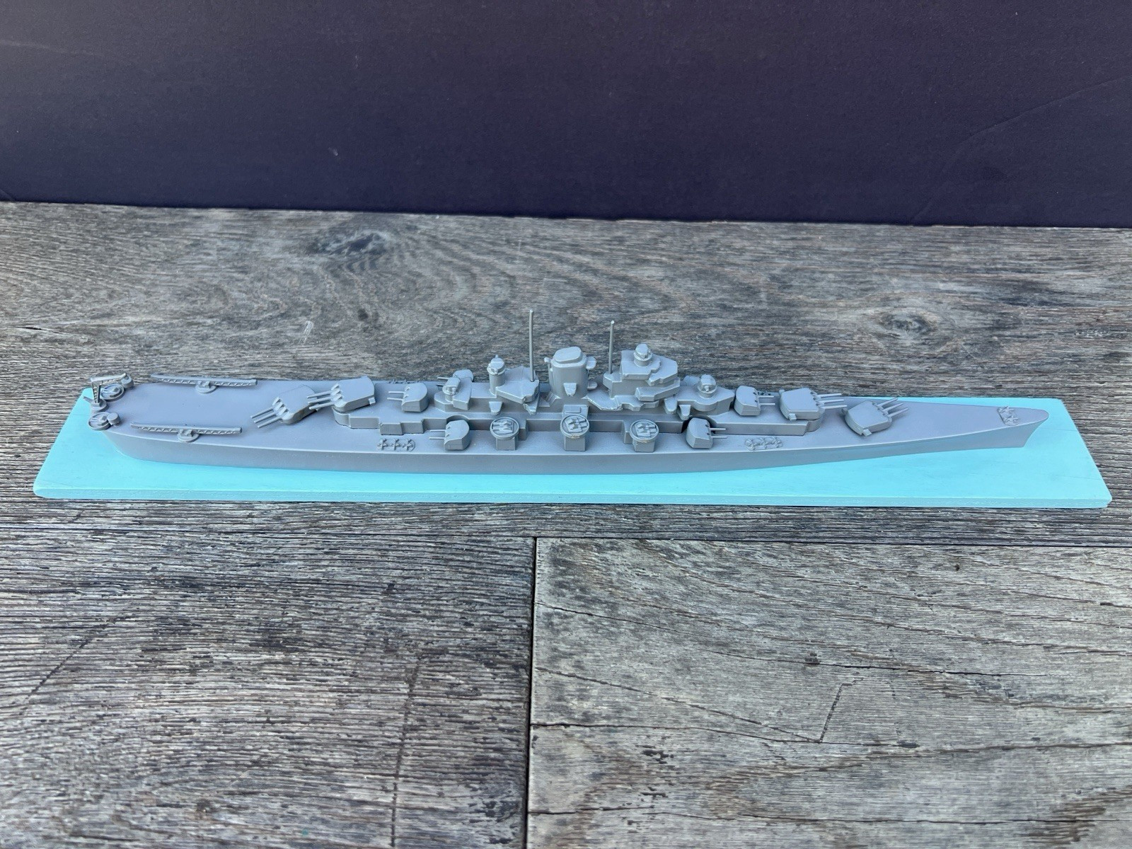 Vintage 1945 H.A. Framburg WW2 Recognition Model Fargo Class Cruiser U.S. CL