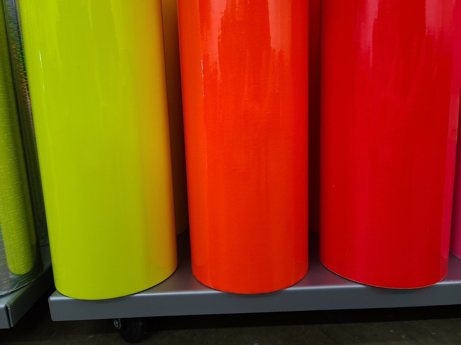 Gloss Neon Fluorescent Die Cutting Craft Sign Vinyl Adhesive Decal Sticker Roll