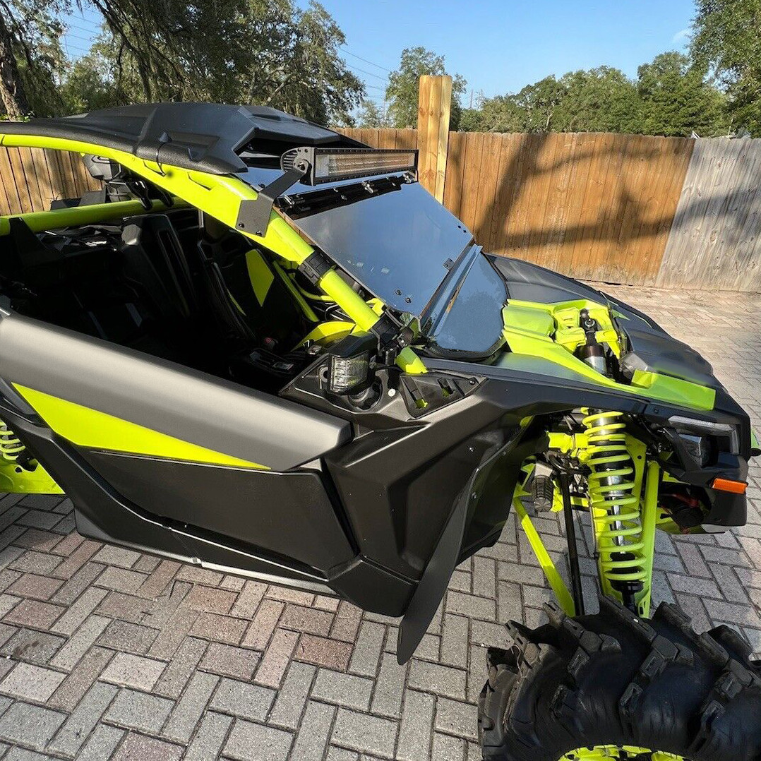 3-IN-1 Flip Tinted Polycarbonate Windshield For Can-Am Maverick X3 (64" or 72")