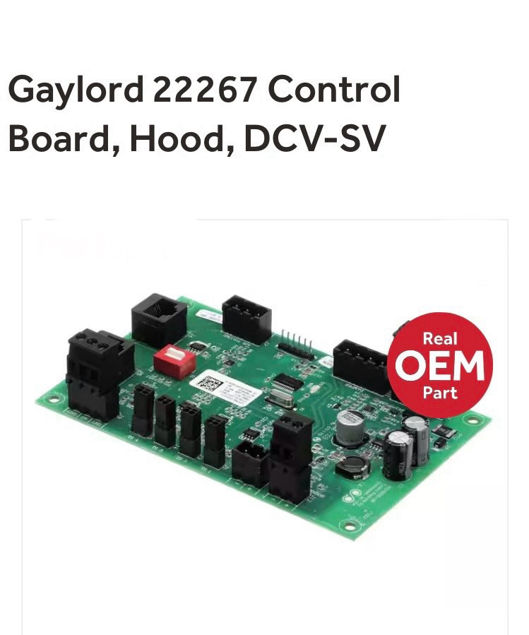Gaylord Industries 22267 DCV-SV Hood Control Board