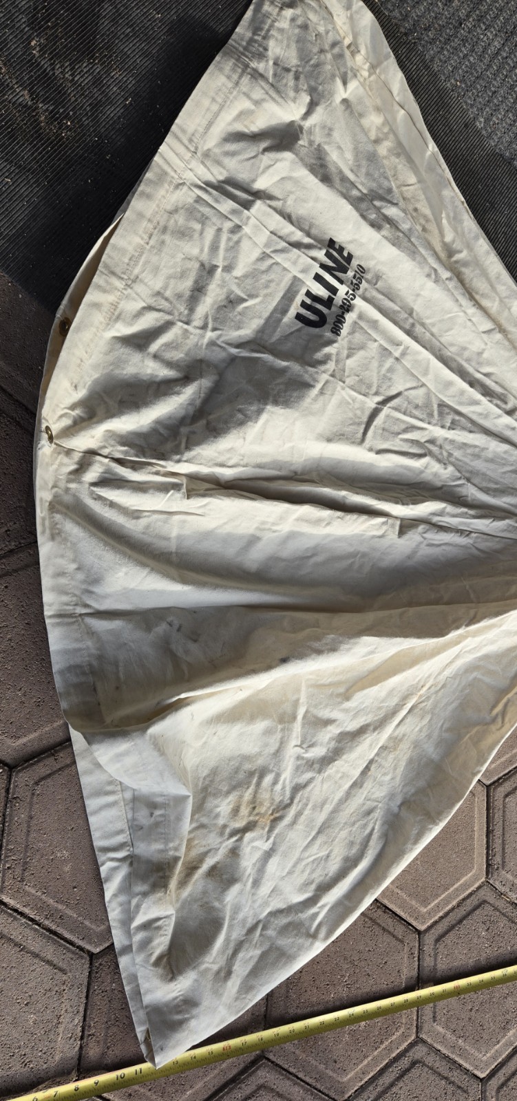 Uline 4' Tall 20 Cubic Bag Ceiling Mount Type* Packing Peanut Gravity Dispenser