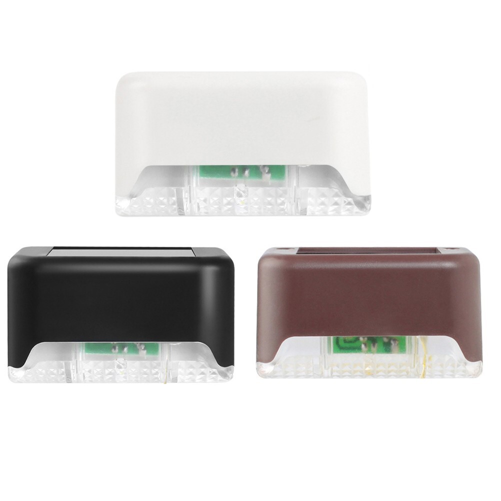 Outdoor Solar LED Deck Lights Garden Path Patio Pathway Stairs Step Fence Lamp