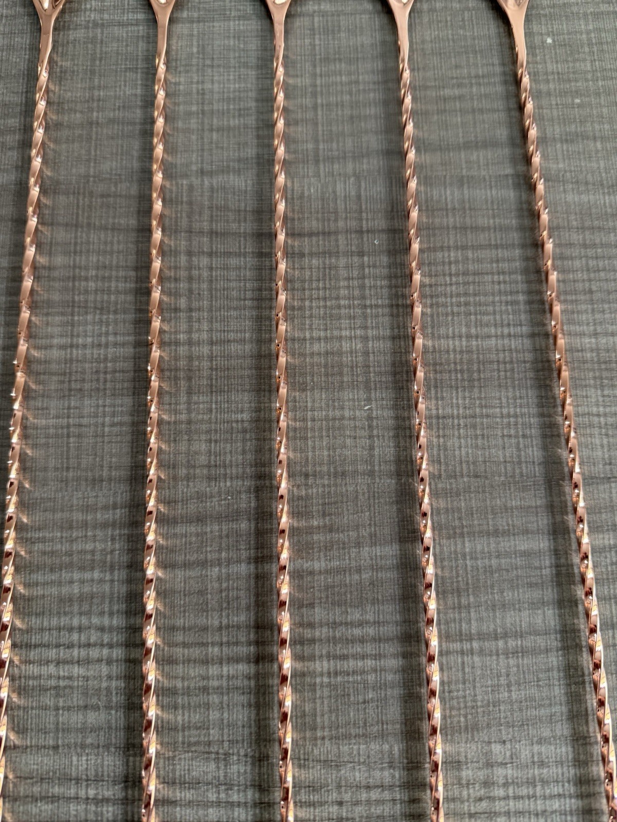 16 Inches Bar Spoon, Long Handle Mixing Stirrers for Drinks,Stainless Steel Gold