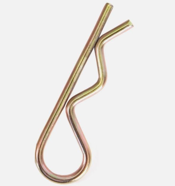 Koch Industries 4022413 Yellow Zinc Plated Wire Hair Pin Clip 5/32 x 2-15/16 in.